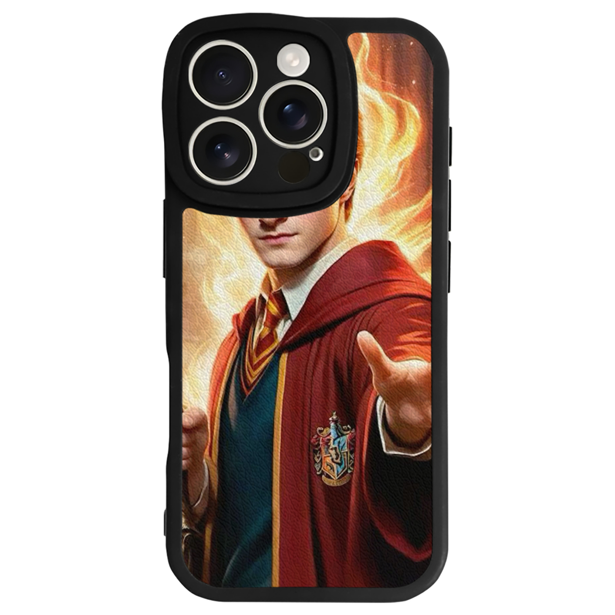 （画像用） Harry Potter ハリー・ポッターシリーズ 【iPhone 16シリーズ対応】シリコンスマホケース（レザー調） 材質：シリコン